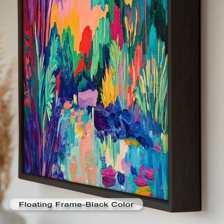 Tropical Reflections – Fauvist Oil Painting