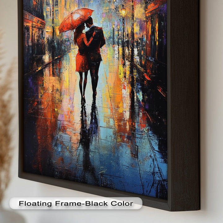 Parisian Embrace – Love Oil Painting