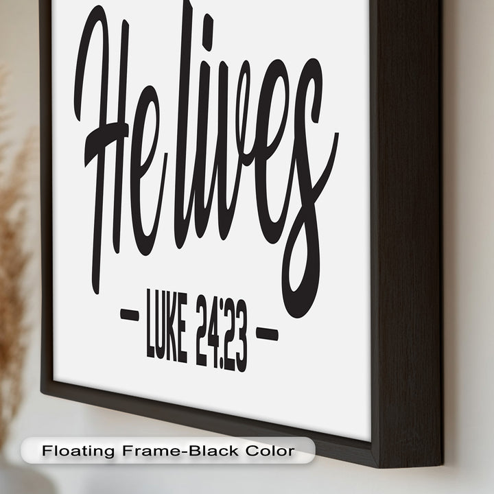 He Lives – Luke 24:23 Christian Oil Painting