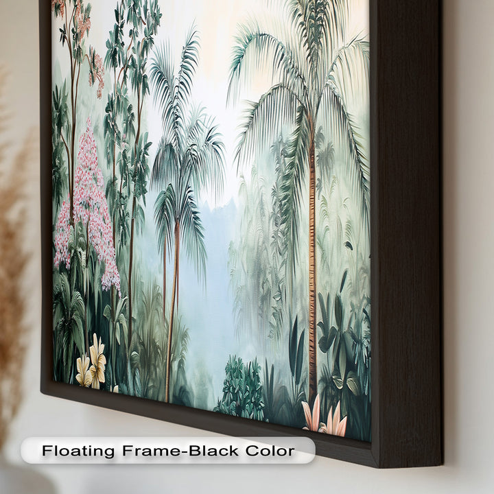 Jungle View – Tropical Floral Oil Painting