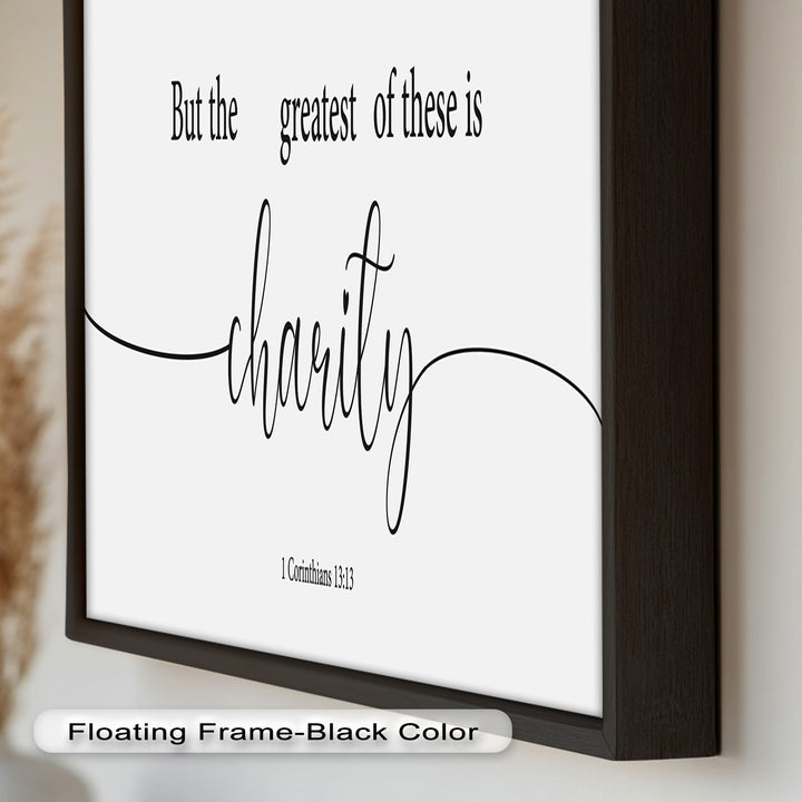 But the Greatest of These is Charity - Christian Oil Painting