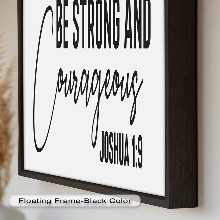 Be Strong and Courageous – Joshua 1:9 Bible Oil Painting