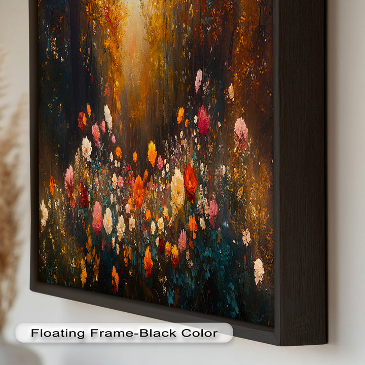 Forest Floral Landscape - Romanticism Oil Painting