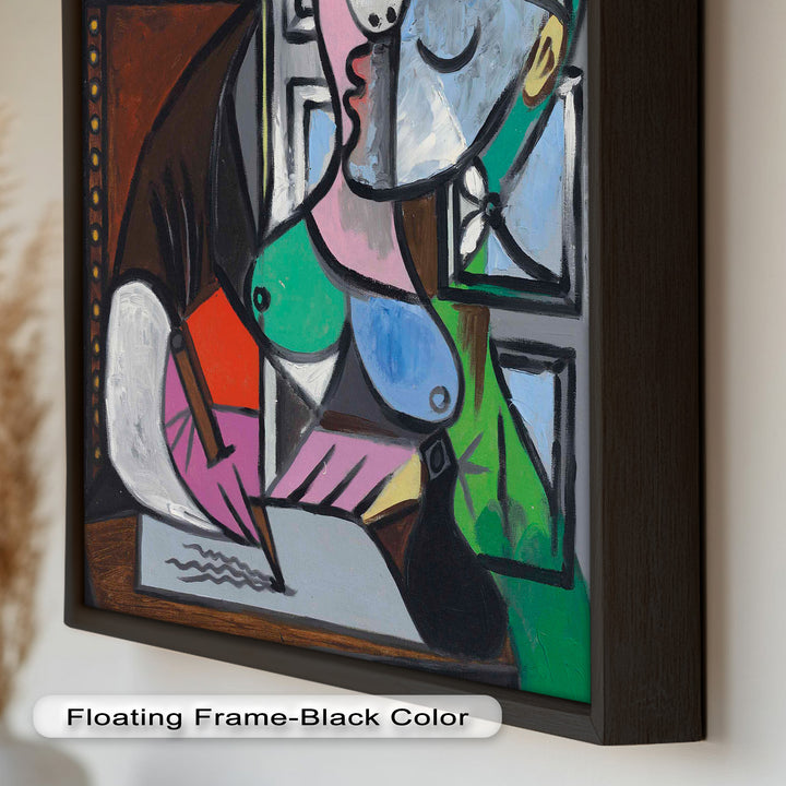 The Letter – Woman Writing at Window Picasso Oil Painting