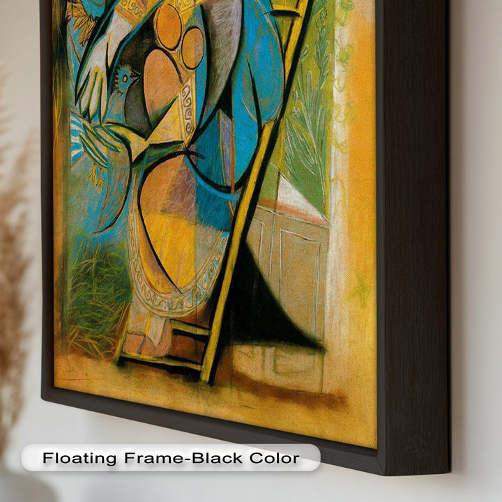 Nest of Peace – Symbolic Cubist Oil Painting