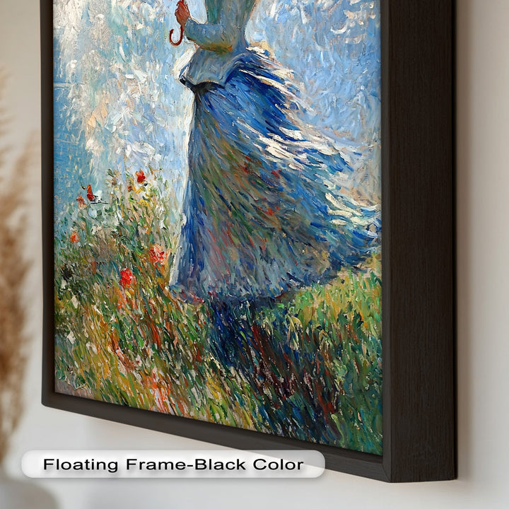 Lady in the Breeze – Impressionist Oil Painting