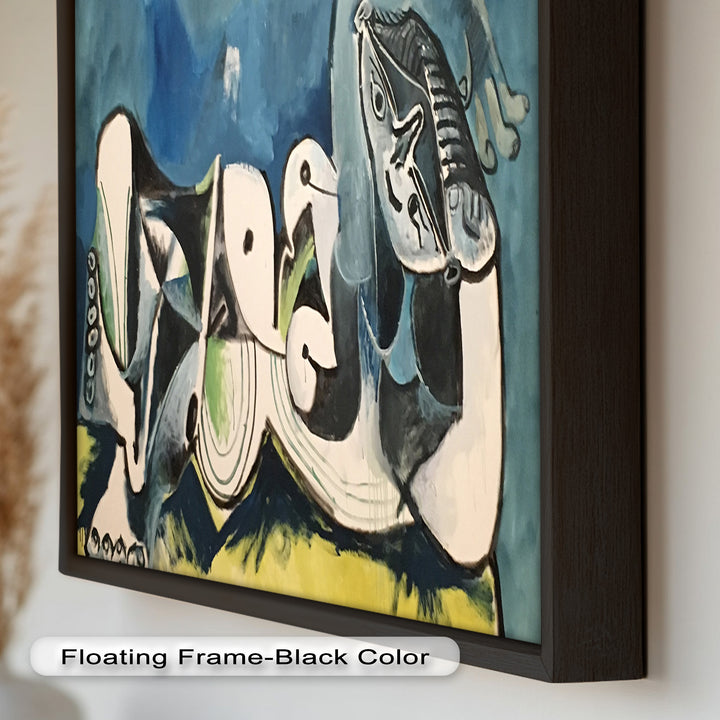 Resting in Abstraction – Reclining Figure Picasso Oil Painting