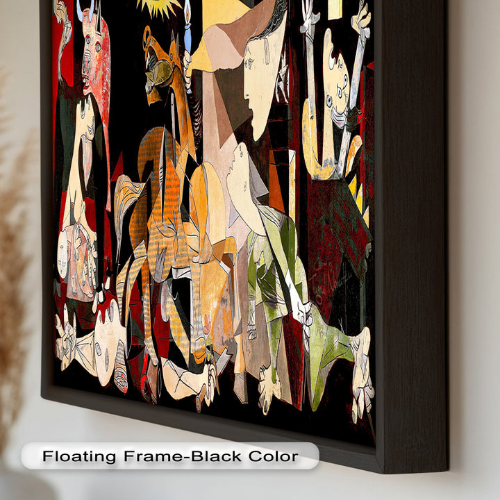Fragmented Reflection – Abstract Portrait Picasso Oil Painting