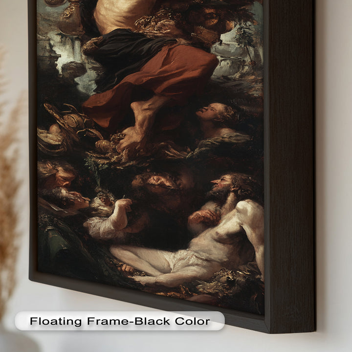 The Titan’s Ascent – Baroque Mythological Oil Painting