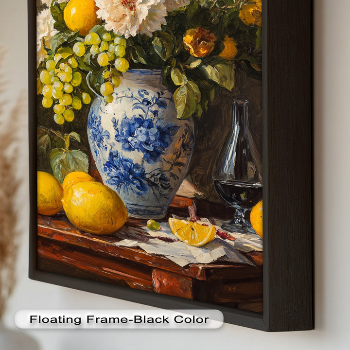 Floral and Fruit Still Life Wall Art – Floral Oil Painting