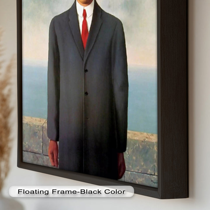 The Apple Enigma – Surrealist Gentleman Oil Painting