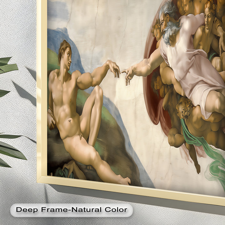The Creation of Adam - Classicism Oil Painting