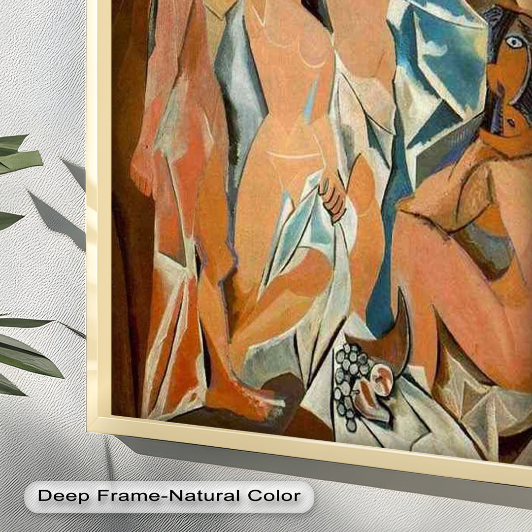 Les Demoiselles – Cubist Masterpiece Picasso Oil Painting