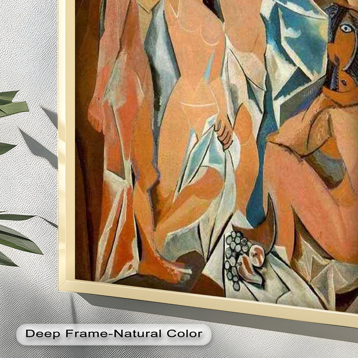 Les Demoiselles – Cubist Masterpiece Picasso Oil Painting