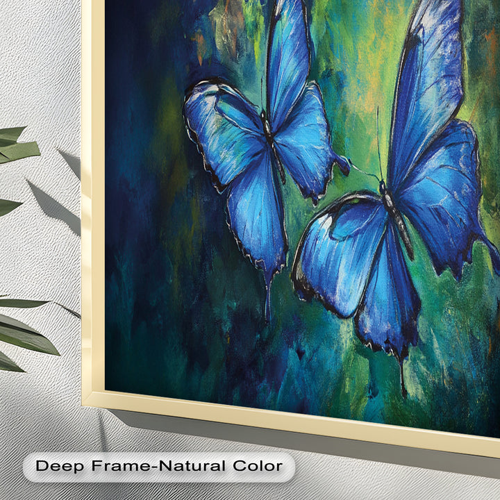 Dance of the Blues – Animal Oil Painting