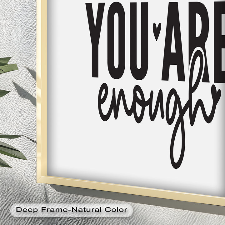 You Are Enough – Modern Oil Painting