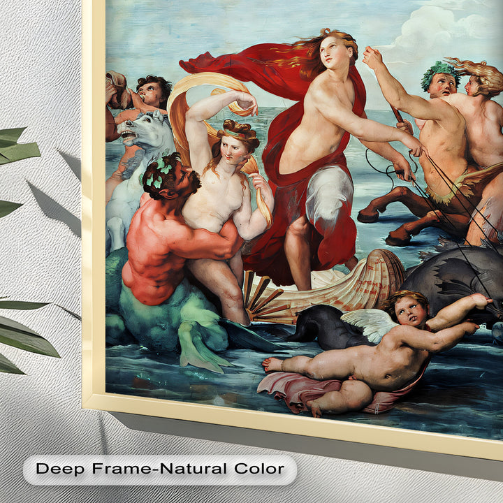 Triumphzug der Venus – Mythologisches Ölgemälde der Renaissance