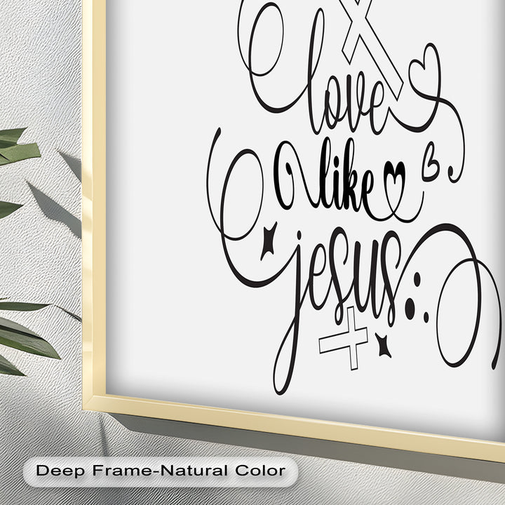 Love Like Jesus – Christian Oil Painting