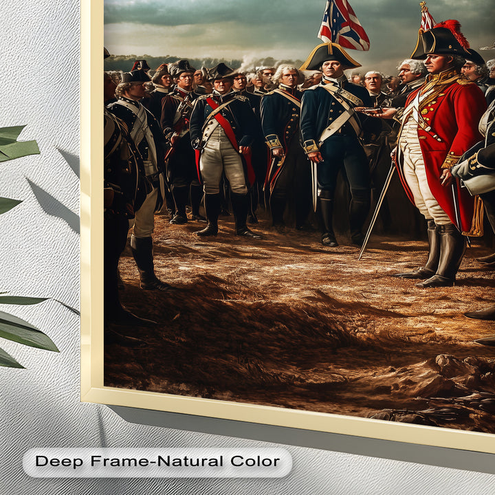 Surrender of Power – Revolutionary Oil Painting