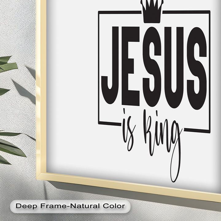 Jesus Is King – Christian Oil Painting