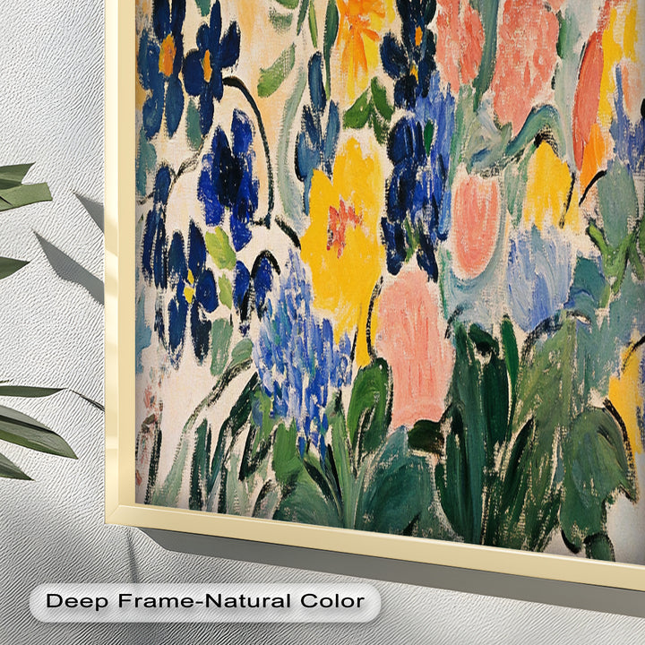 Fauvist Floral Explosion – Colorful Expressionist Oil Painting