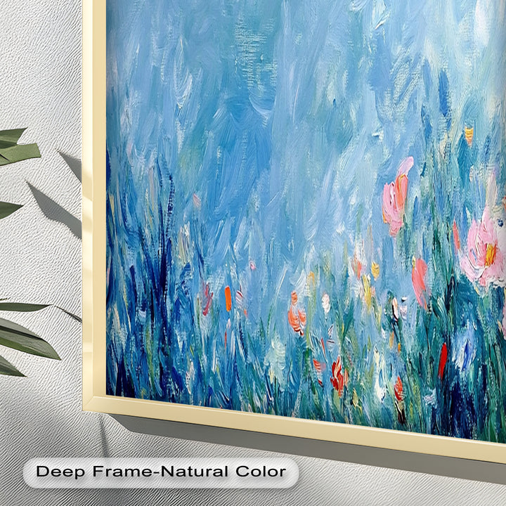 Abstract Floral - Impressionist Oil Painting