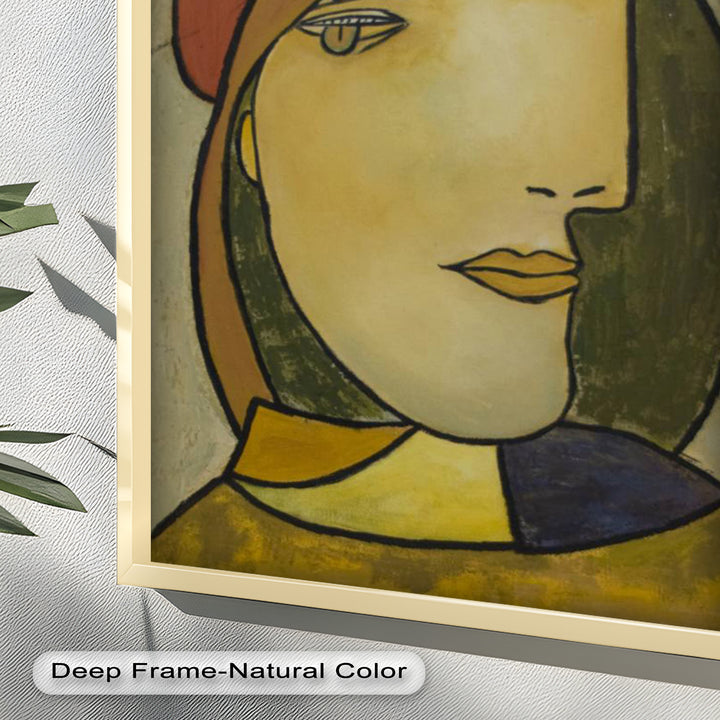Muted Elegance – Picasso Style Oil Painting