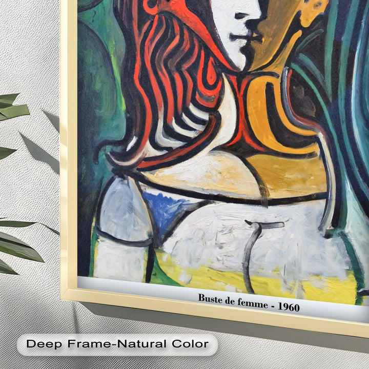 Dual Reflections – Picasso-Inspired Cubist Picasso Oil Painting