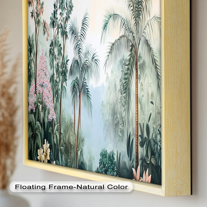 Jungle View – Tropical Floral Oil Painting