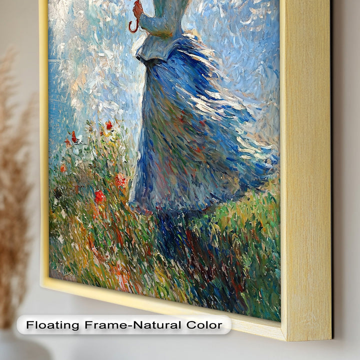 Lady in the Breeze – Impressionist Oil Painting