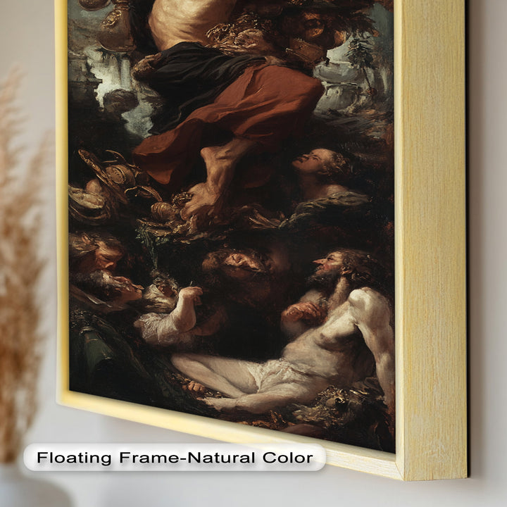 The Titan’s Ascent – Baroque Mythological Oil Painting
