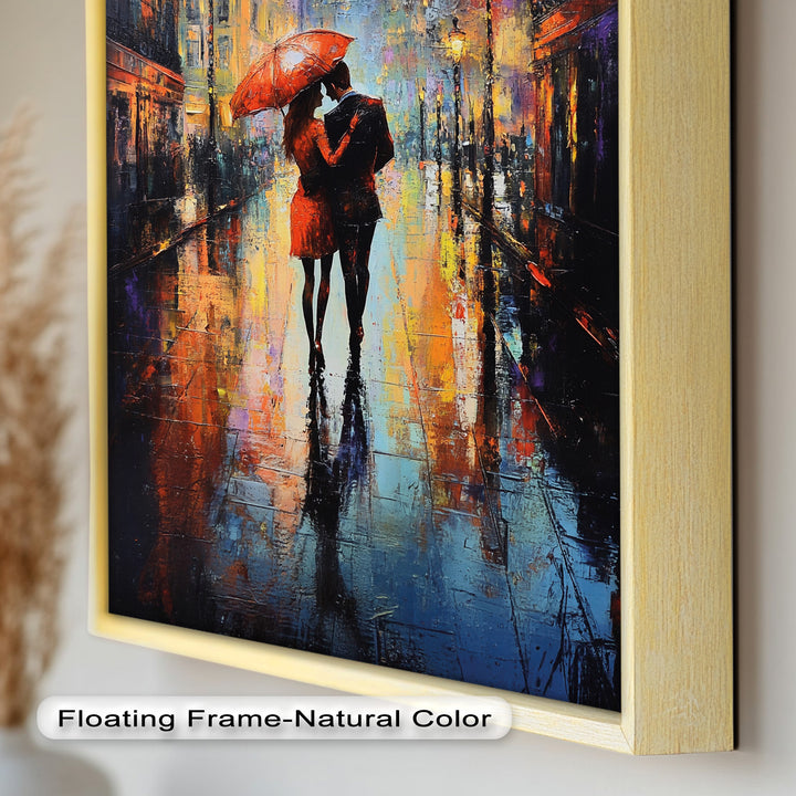 Parisian Embrace – Love Oil Painting