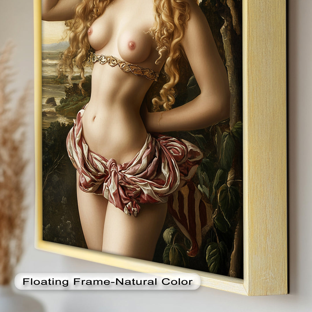 Goddess of Blossoms – Renaissance Mythology Nude Oil Painting