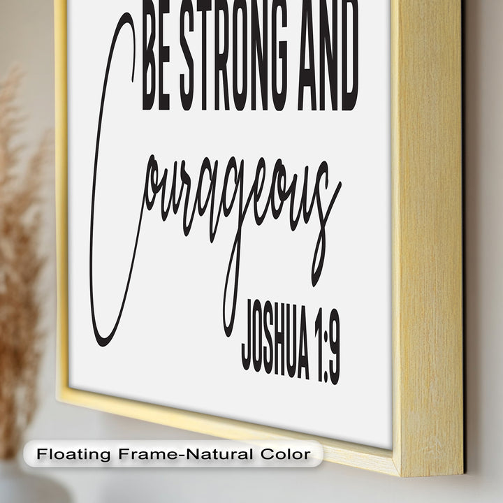 Be Strong and Courageous – Joshua 1:9 Bible Oil Painting