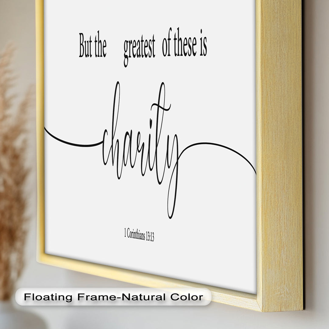 But the Greatest of These is Charity - Christian Oil Painting