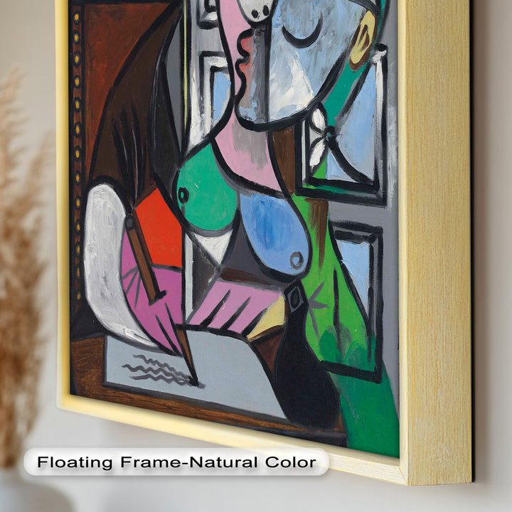 The Letter – Woman Writing at Window Picasso Oil Painting