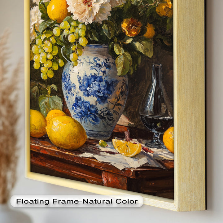 Floral and Fruit Still Life Wall Art – Floral Oil Painting