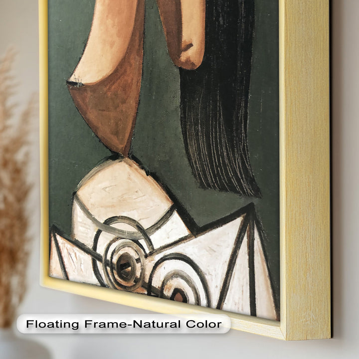 Woman with Curved Nose – Abstract Cubist Picasso Oil Painting