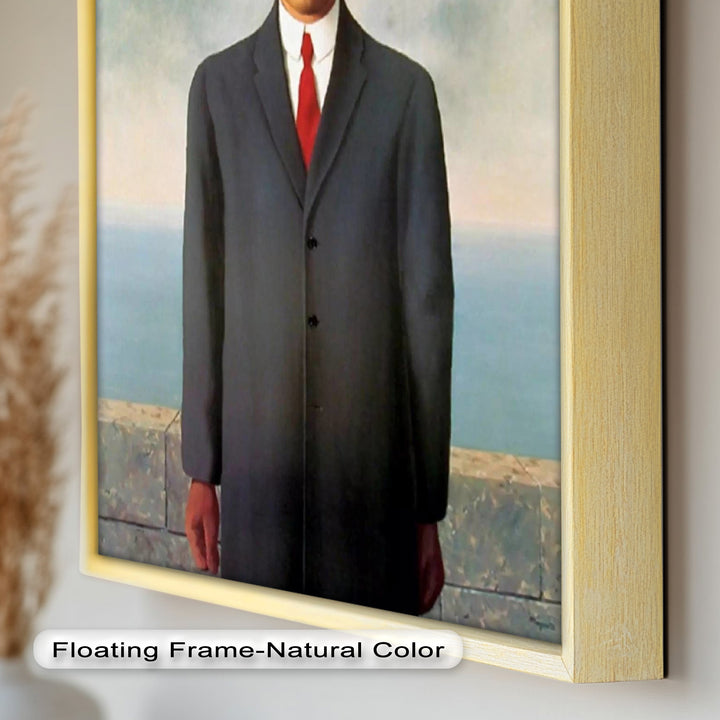 The Apple Enigma – Surrealist Gentleman Oil Painting