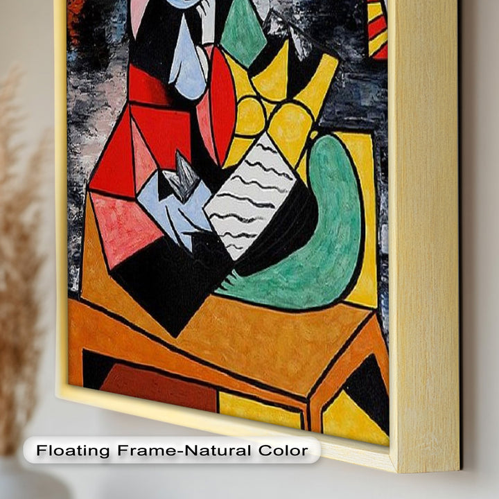 Harmony in Color – Embracing Couple Picasso Style Oil Painting