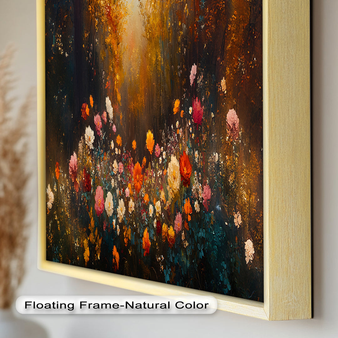 Forest Floral Landscape - Romanticism Oil Painting