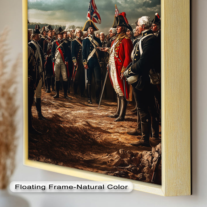 Surrender of Power – Revolutionary Oil Painting