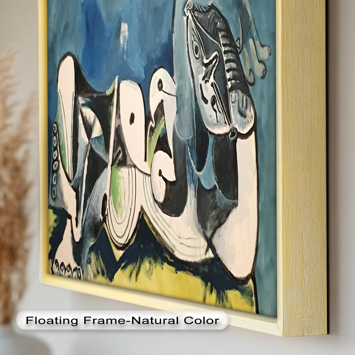 Resting in Abstraction – Reclining Figure Picasso Oil Painting