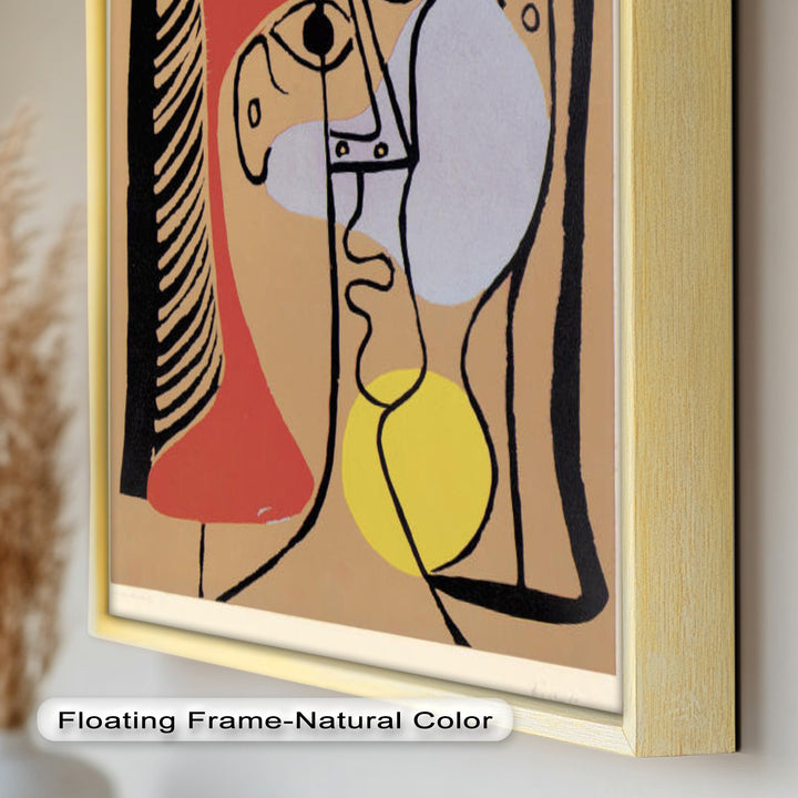Geometric Gaze – Abstract Dual-Faced Portrait Picasso Oil Painting