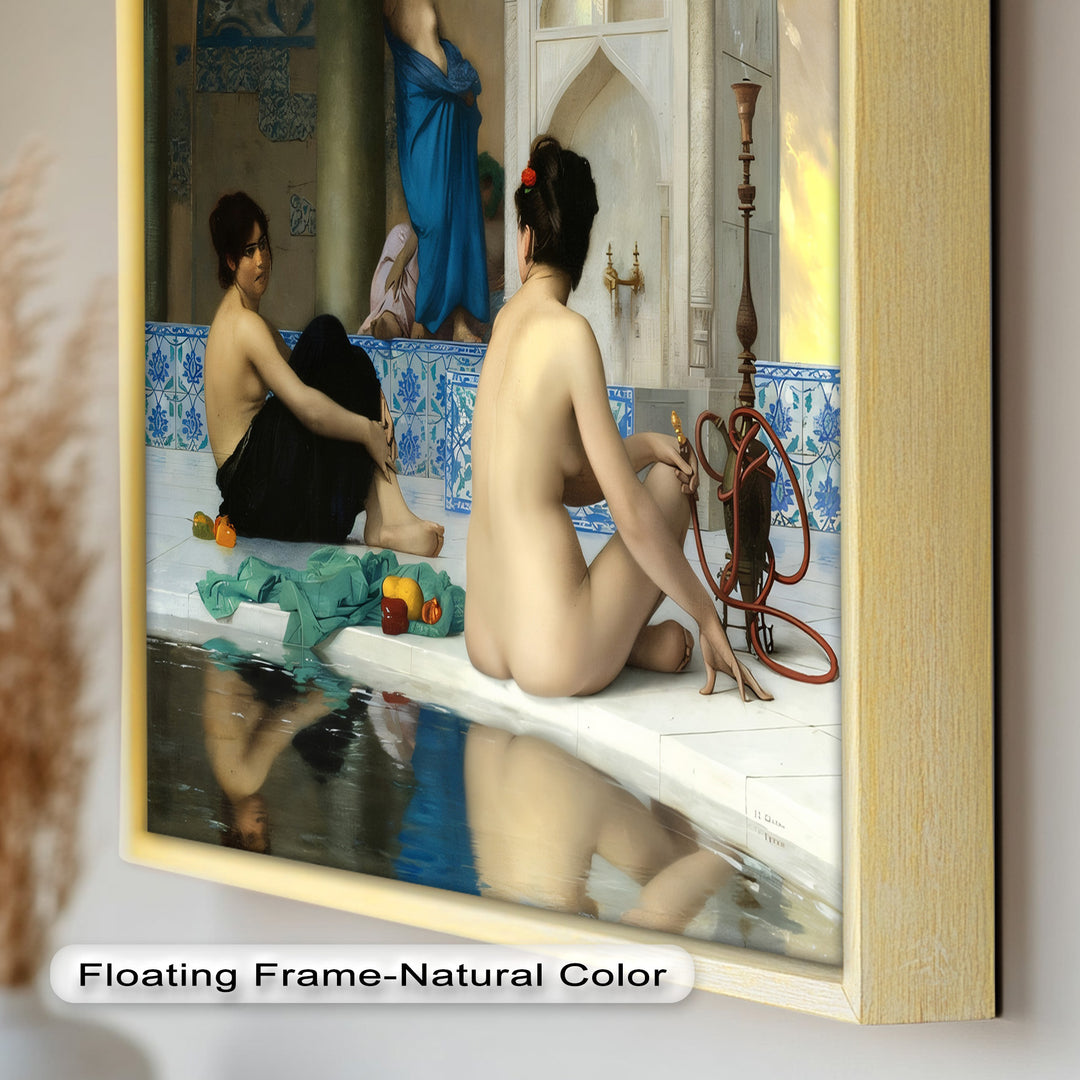 Serenity of the Harem Bath – Orientalist Renaissance Oil Painting
