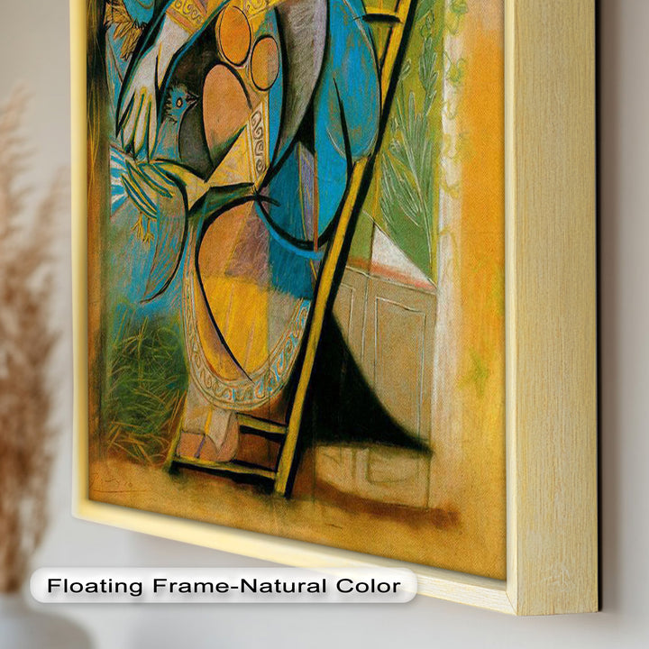 Nest of Peace – Symbolic Cubist Oil Painting