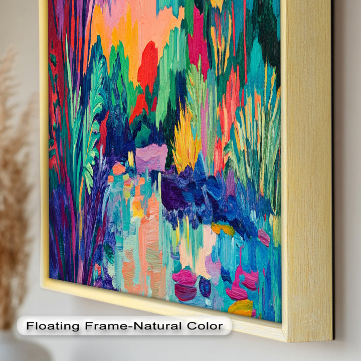 Tropical Reflections – Fauvist Oil Painting