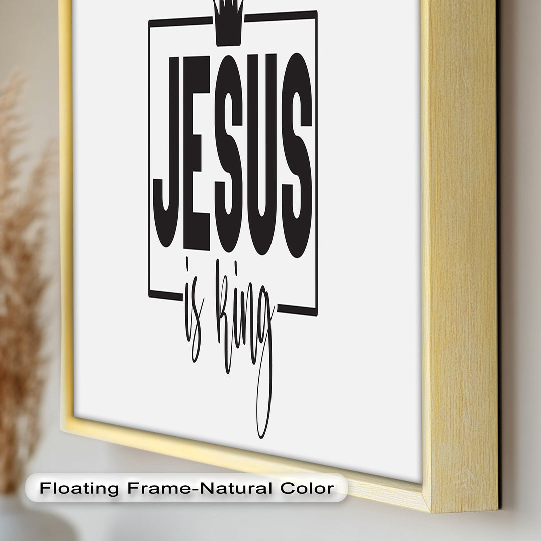 Jesus Is King – Christian Oil Painting