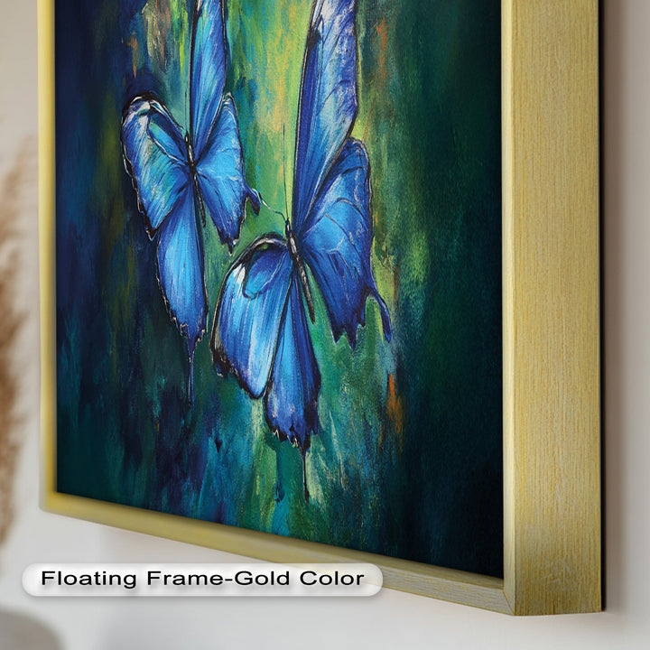 Dance of the Blues – Animal Oil Painting