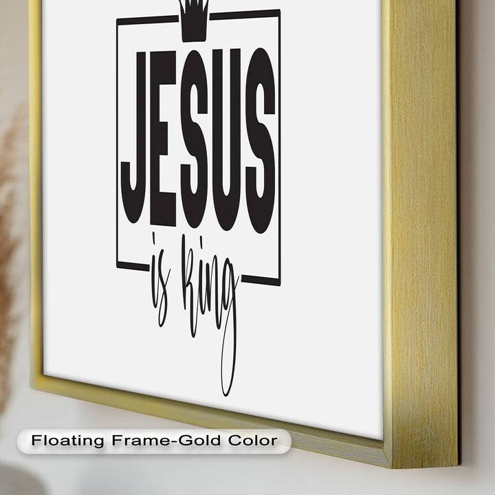 Jesus Is King – Christian Oil Painting